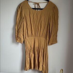 Kimchi Blue Yellow Gold Mini Dress Size 4​​